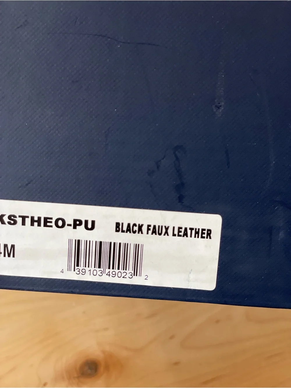 1901 Nordstrom Boys Black Faux Leather Loafers Size 4M NW Box